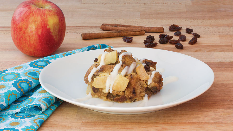 Slow Cooker Comfort: Apple Cinnamon Bread Pudding