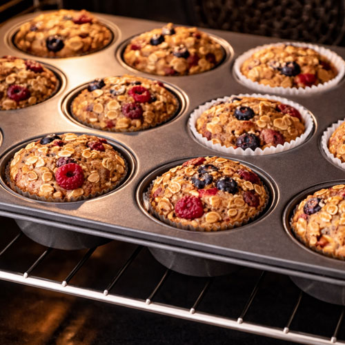 muffin lightly golden