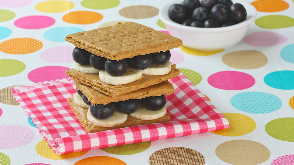 Eat The Rainbow: Blueberry Banana S’mores