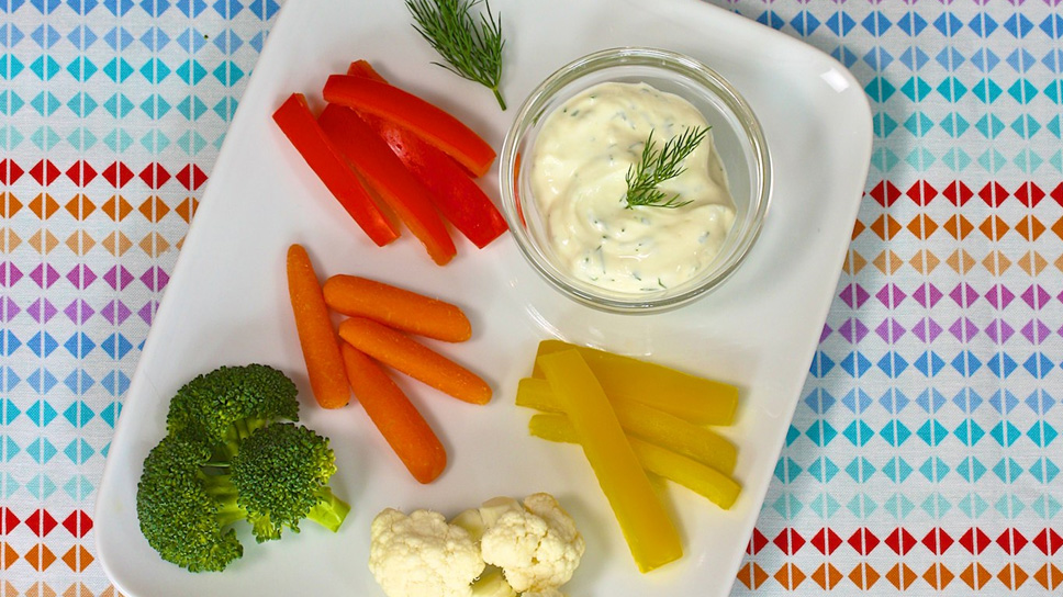 Eat The Rainbow: Rainbow Vegetable Dip