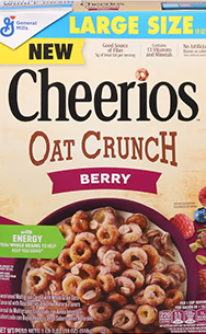 Cheerios Oat Crunch Berry