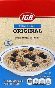 IGA Oatmeal Packet