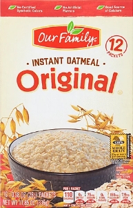 Our Family Oatmeal Packets