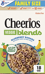 Cheerios Veggie Blends Apple Strawberry