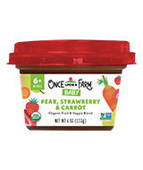 Pear Strawberry Carrot baby food