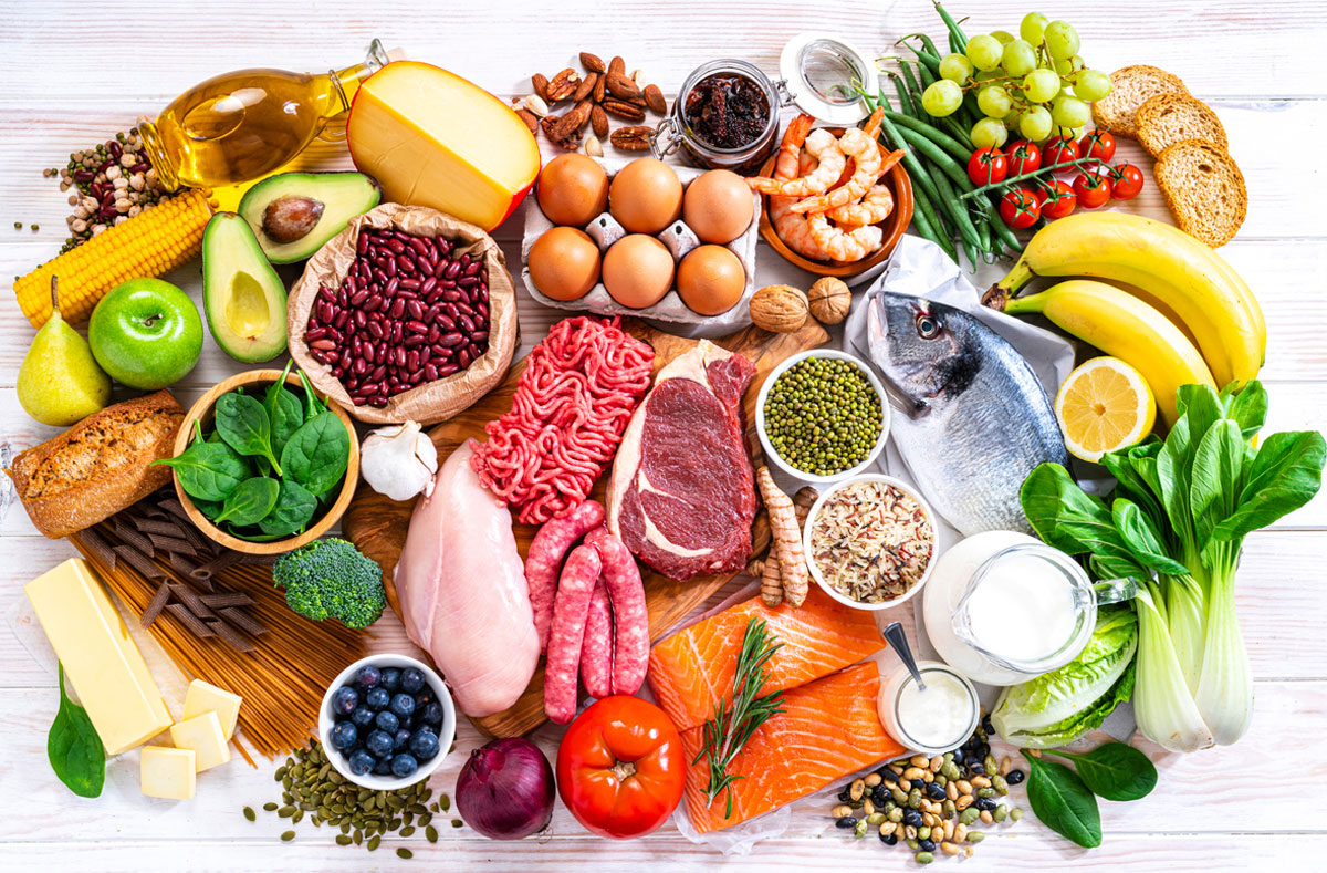 all vegs, protein and meats