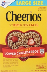 General Mills Cheerios cereal box