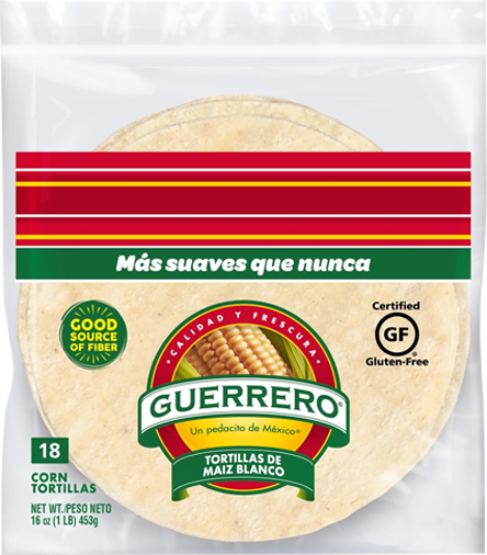Guerrero tortillas package