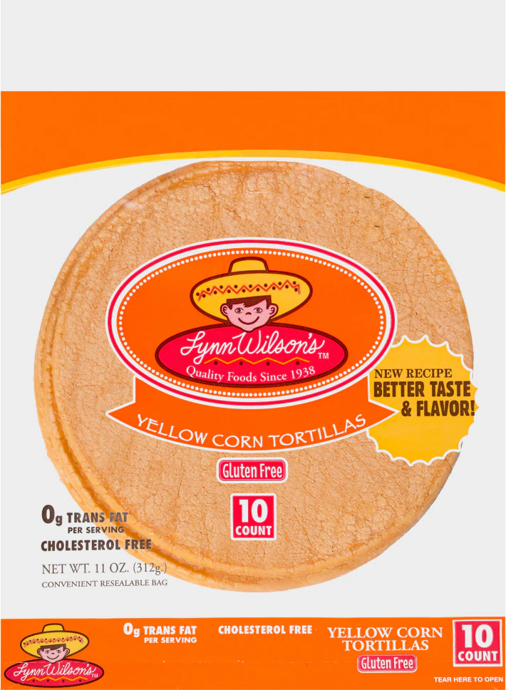Lynn wilsons yellow corn tortillas product