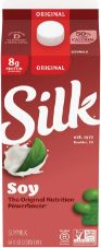 Silk soy milk carton