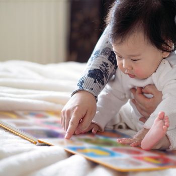 Baby looking book